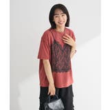 レッド | ・SUGAR SPOON トロンプルイユTEE | Green Parks 