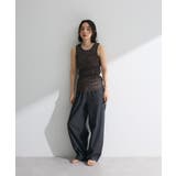 ・Petit Fleur シャーリングラメタンクトップ | Green Parks  | 詳細画像2 