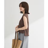 ・Petit Fleur ノースリリネンライクニット | Green Parks  | 詳細画像6 