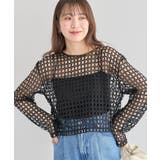 ブラック | ・SUGAR SPOON 2wayフラワーメッシュカーデ | Green Parks