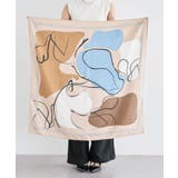 ・モダンパターンスカーフ 90×90 | Green Parks  | 詳細画像2 