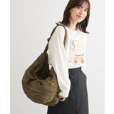 カーキ | ・QUON ワイドプリーツショルダーバッグ | Green Parks 