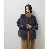 ・ELENCARE DUE シープファーロングベスト | Green Parks | 詳細画像15