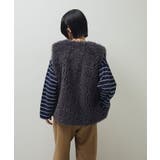 ・ELENCARE DUE シープファーロングベスト | Green Parks | 詳細画像17