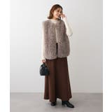 ・ELENCARE DUE シープファーロングベスト | Green Parks | 詳細画像7