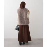 ・ELENCARE DUE シープファーロングベスト | Green Parks | 詳細画像9