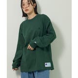 グリーン | ■Champion LONG SLEEVE T-SHIRT | Green Parks