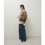 ・furry rate レオパードジャカードニット | Green Parks | 詳細画像3