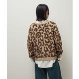 ・furry rate レオパードジャカードニット | Green Parks | 詳細画像7