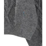 ■ESCAR フリンジケーブルポップコーンニット | Green Parks  | 詳細画像13