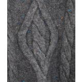 ■ESCAR フリンジケーブルポップコーンニット | Green Parks  | 詳細画像20 