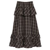 ■ESCAR チェックペプラムフレアスカート | Green Parks  | 詳細画像11 