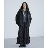 ■ESCAR チェックペプラムフレアスカート | Green Parks  | 詳細画像2 