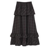 ■ESCAR チェックペプラムフレアスカート | Green Parks  | 詳細画像12 