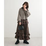 ■ESCAR チェックペプラムフレアスカート | Green Parks | 詳細画像5