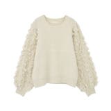 ・furry rate ラメフェザー袖フリンジニット | Green Parks  | 詳細画像35 