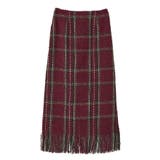 ・SUGAR SPOON チェックフリンジスカート | Green Parks | 詳細画像14