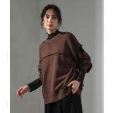 ブラウン | ・DOUBLE FLAGS カットオフピグメントスウェット | Green Parks