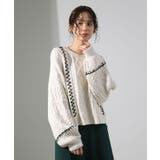 ・ELENCARE DUE ハンドステッチケーブルニット | Green Parks  | 詳細画像14 