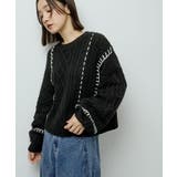 ・ELENCARE DUE ハンドステッチケーブルニット | Green Parks  | 詳細画像25 