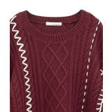 ・ELENCARE DUE ハンドステッチケーブルニット | Green Parks  | 詳細画像33 