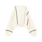 ・ELENCARE DUE ハンドステッチケーブルニット | Green Parks  | 詳細画像39 