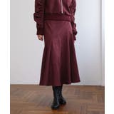 ボルドー | ・ELENCARE DUE スエードポンチフレアスカート | Green Parks