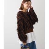 ・ELENCARE DUE フリンジジャカードニット | Green Parks | 詳細画像1