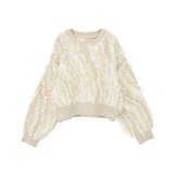 ・ELENCARE DUE フリンジジャカードニット | Green Parks | 詳細画像30