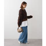 ・ELENCARE DUE フリンジジャカードニット | Green Parks | 詳細画像3