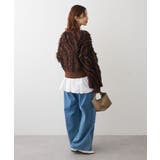 ・ELENCARE DUE フリンジジャカードニット | Green Parks | 詳細画像4