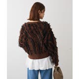 ・ELENCARE DUE フリンジジャカードニット | Green Parks | 詳細画像7