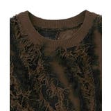 ・ELENCARE DUE フリンジジャカードニット | Green Parks | 詳細画像24