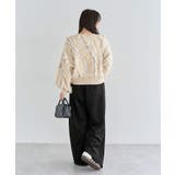 ・ELENCARE DUE フリンジジャカードニット | Green Parks | 詳細画像15