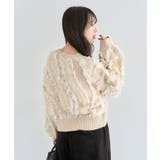 ・ELENCARE DUE フリンジジャカードニット | Green Parks | 詳細画像18