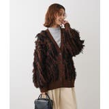 ・ELENCARE DUE フリンジジャカードカーディガン | Green Parks | 詳細画像6