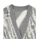 ・ELENCARE DUE フリンジジャカードカーディガン | Green Parks | 詳細画像24