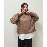 ブラウン | ・ELENCARE DUE エンボスプルオーバー | Green Parks