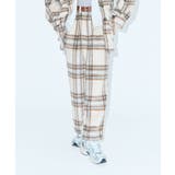 アイボリー | ■WITH KURUMI NAKATA チェックコクーンパンツ | Green Parks