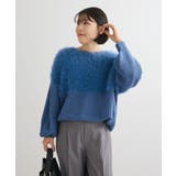 ブルー | ・Petit Fleur シャギーキリカエニット | Green Parks 