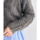 ・Petit Fleur シャギーニットカーディガン | Green Parks  | 詳細画像34 