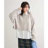 ・Petit Fleur ブークレワイドニット | Green Parks | 詳細画像1