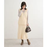 ・Petit Fleur シャギーニットベスト | Green Parks | 詳細画像2