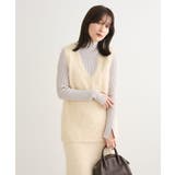 アイボリー | ・Petit Fleur シャギーニットベスト | Green Parks