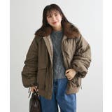 ブラウン | ・swing by ティペット付ミリタリーブルゾン | Green Parks 