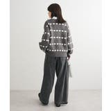 ・swing by ハートジャカードクルーニット | Green Parks  | 詳細画像4 