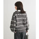 ・swing by ハートジャカードクルーニット | Green Parks  | 詳細画像8 