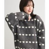 ・swing by ハートジャカードクルーニット | Green Parks  | 詳細画像9 