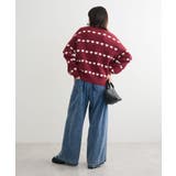 ・swing by ハートジャカードクルーニット | Green Parks  | 詳細画像14 