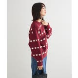 ・swing by ハートジャカードクルーニット | Green Parks  | 詳細画像16 